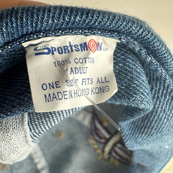 Trucker Cap Baseball Hat Slide Adjuster Vintage RIDERS DENIUM One size - Picture 5 of 5